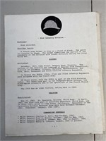 Vintage Military document