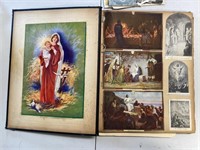 Vintage religious Scrapbook