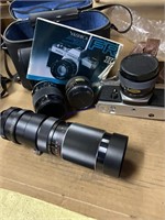 Yashica  FR ll camera with case