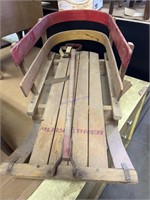 Antique Wood play sled
