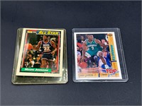 Magic Johnson & Larry Johnson Basketball Card Lot