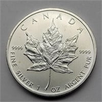2011 CANADA $5 MAPLE LEAVE COIN 1 OZ SILVER