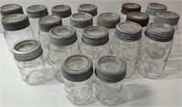 20 Glass Corona Jars w/ Lids