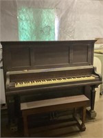 Antique kimball piano with bench
