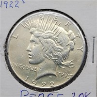1922 S PEACE SILVER DOLLAR