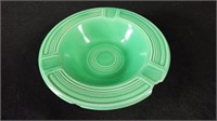 Vintage fiestaware ashtray with chips light green