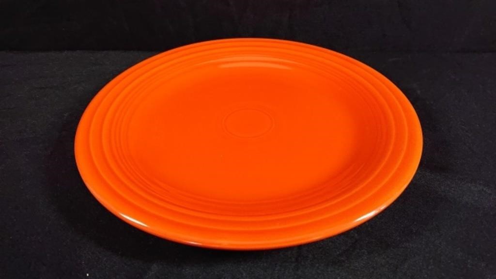Vintage Fiestaware red/orange plate
