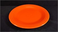 Vintage Fiestaware red/orange plate
