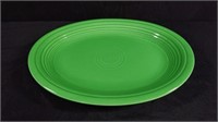 Vintage Fiestaware platter medium green 12 inch