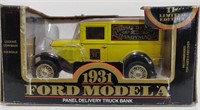 1931 Ford Model A Panel Delivery Truck Bank