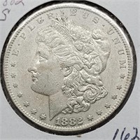 1882 S MORGAN SILVER DOLLAR