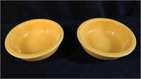 Fiesta bowls - 2 yellow 5 1/2 inch