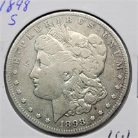 1898 S MORGAN SILVER DOLLAR