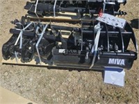 NEW MIVA 9pc Mini Excavator Attachments