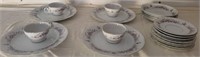 D - 20 PIECES JC PENNEY MARIANNA DISHWARE (G150)