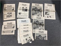 Vintage newspapers