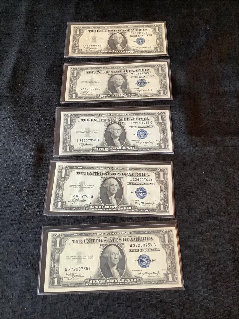 5 1935A $1 Note Silver Certificate Blue Seal