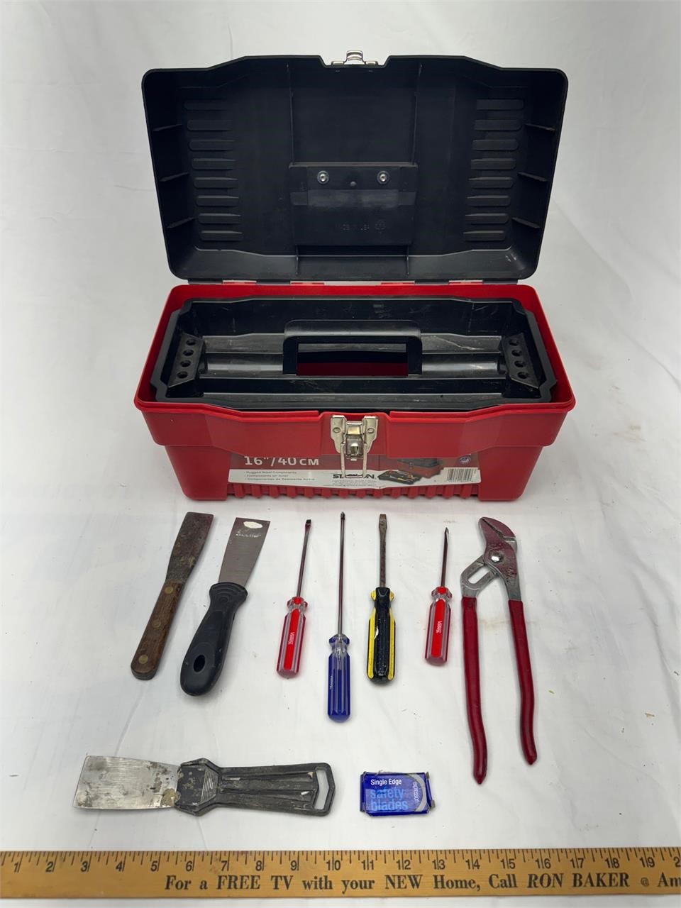 Tool box with some hand tools!