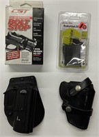 LOT OF HOLSTERS BOLT STOP AND MAG LOADER