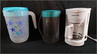 Coffee maker & pitchers