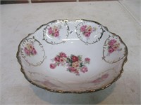 8" Floral Vintage Serving Bowl