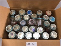 Lot of Glass Gerber Baby Jars