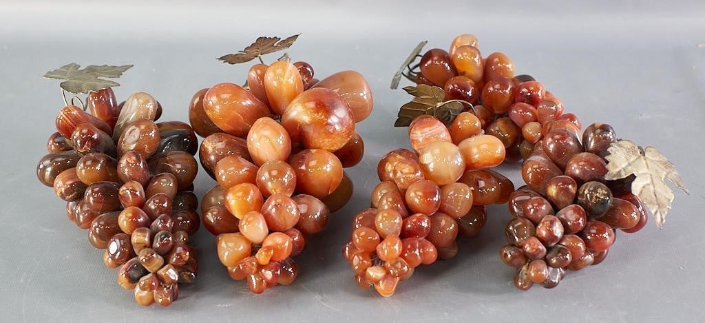 (5) Clusters of Hardstone Grapes