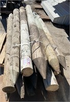 Lot of 15 Various Larger Sized Fence Posts.
