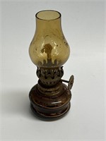 4” Amber Oil Lamp
