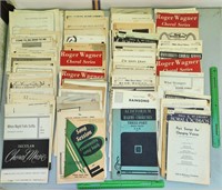 Choral/vocal sheet music lot