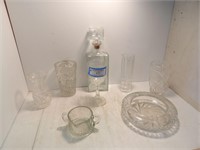 Cut Glass Assortment - 8 Items