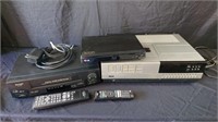 VHS Recorder, VHS Player, DVD Player