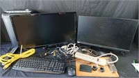Monitors, Keyboard, Shredder, etc