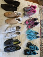 8 pair shoes- Ladies -9, 9.5, 10
