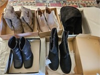 5 pair ladies boots