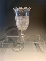 clear vase - 8.25"
