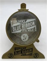 Golden's Blue Ribbon Cigar Tin Store Display