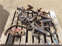 Pallet of Cultivator Shanks, Snap Coupler Hitch