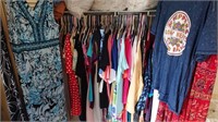 Ladies clothes - closet-full size L and XL