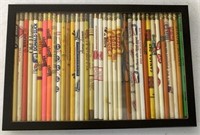 Display box of 30+ Advertising Pencils