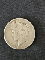 1928 Peace Silver Dollar