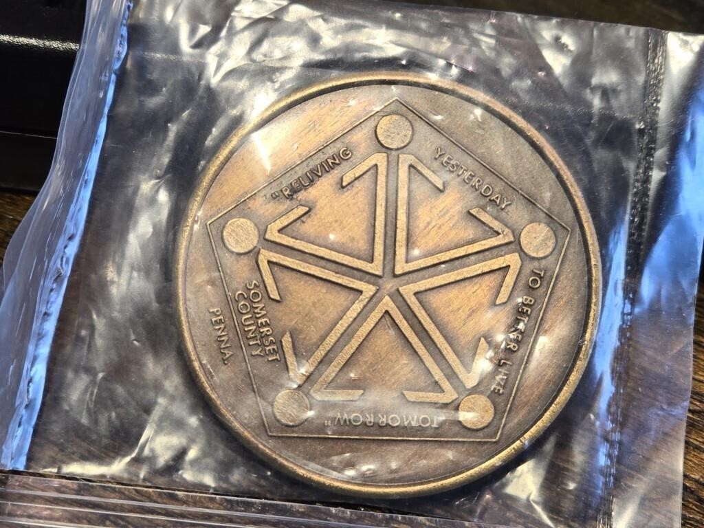 USA Bicentennial coin Somerset County PA,