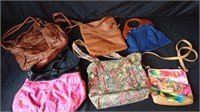 6 assorted purses/bags