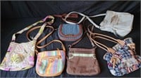 6 assorted purses/bags