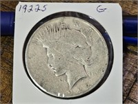 1922-S Silver United States Peace Dollar