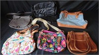 6 assorted purses/bags