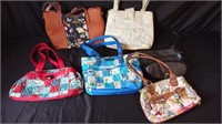 6 assorted purses/bags