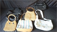 6 assorted purses/bags