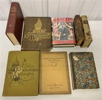 8 Books-Andrew Jackson, Washington, others