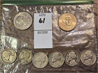 8 coin lot, 1979 Susan B Anthony & 2007-D Thomas